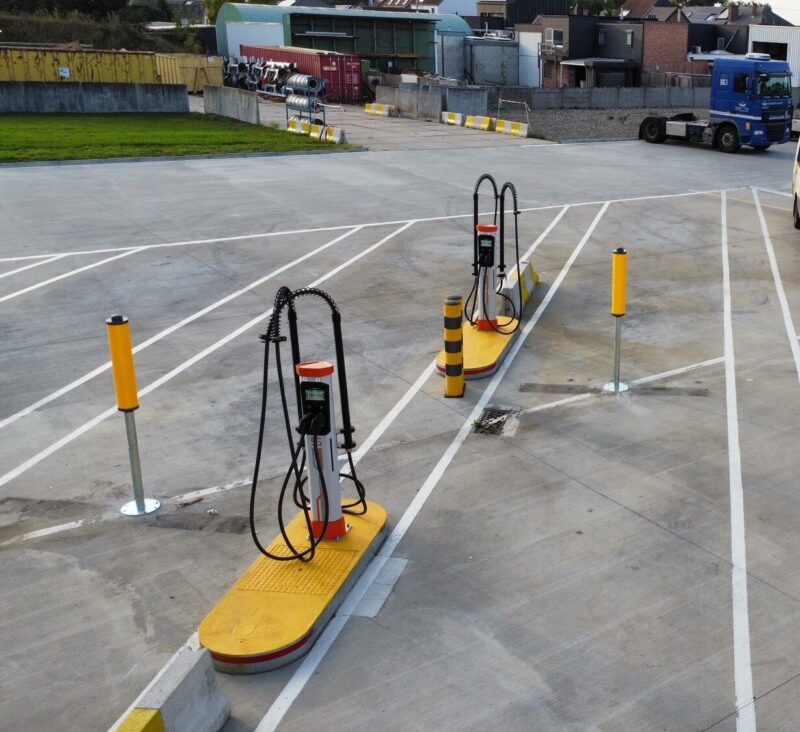 Post for ev charging stations
